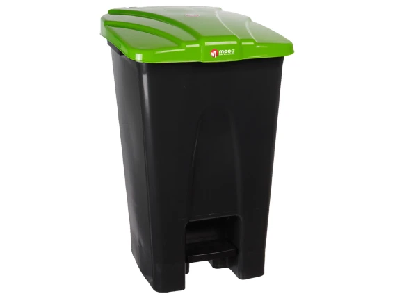 Cos colectare selectiva din platic cu pedala MZED1470V 70 litri H-75cm (Verde)