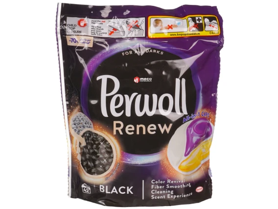 Detergent capsule Perwol Renew Black 42 capsule