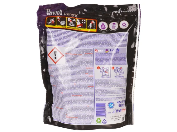 Detergent capsule Perwol Renew Black 42 capsule