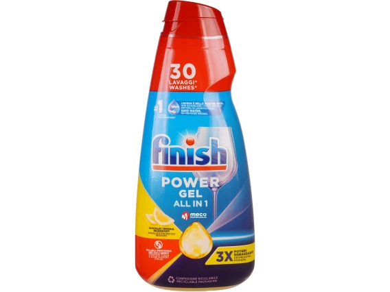 Finish gel Power All in 1 Max Lemon 600 ml