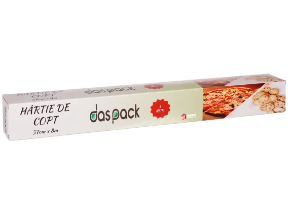 Hartie de copt alba Daspack 37 cm 8 m in cutie 