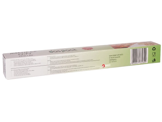 Hartie de copt alba Daspack 37 cm 8 m in cutie 