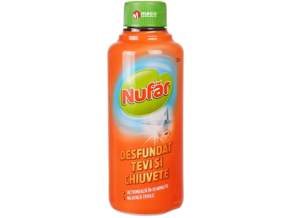 Nufar solutie pentru desfundarea tevilor 375 ml