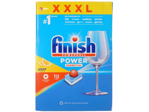 Finish tablete Powerball Lemon 112 bucati XXXL