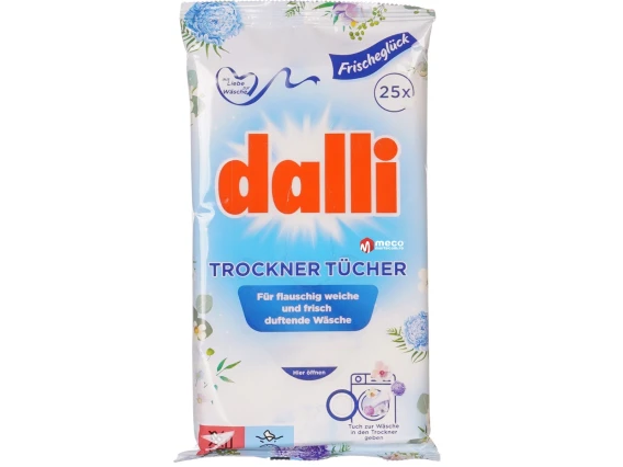Servetele pentru uscatorul de rufe Dalli 25 bucati