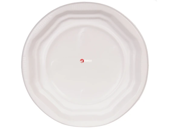 Farfurii rotunde plastic biodegradabil 21 cm 50bucati/set