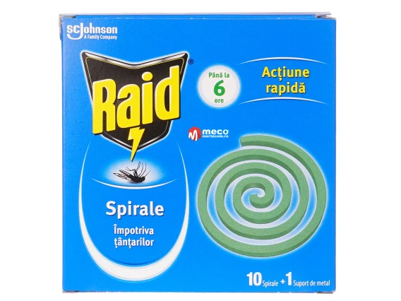 Spirale impotriva tantarilor Raid 10buc