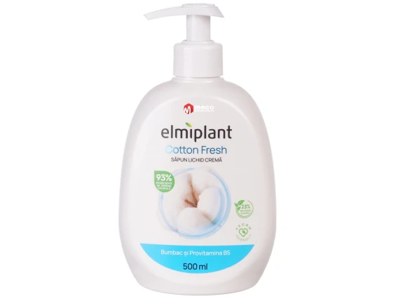 Sapun lichid crema Elmiplant 500ml (Bumbac si Provitamina B5)
