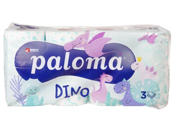 Hartie igienica Paloma Dino Edition 8role 3str