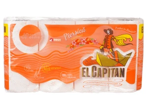 Hartie igienica El Capitan 8role 3straturi (Piersica)