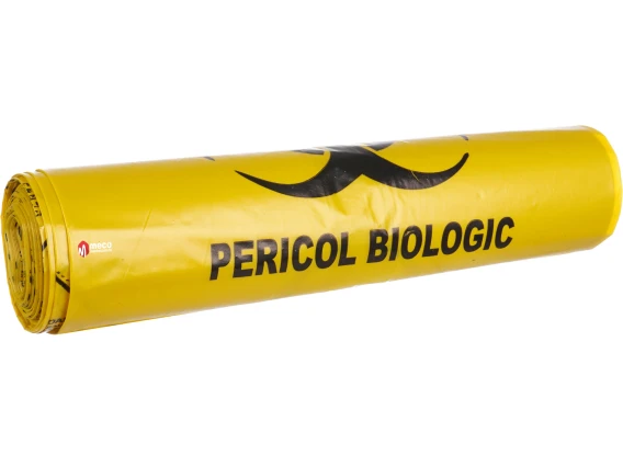 Saci pericol biologic 60 litri 20 bucati