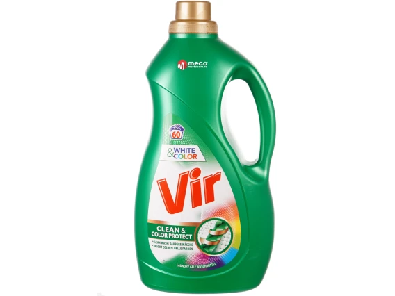 Detergent lichid concentrat Vir 3 litri White&Color