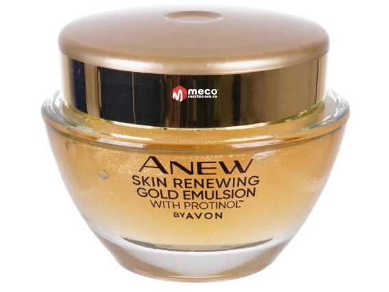 Crema de fata Anew cu particule de aur si Protinol 50 ml Avon
