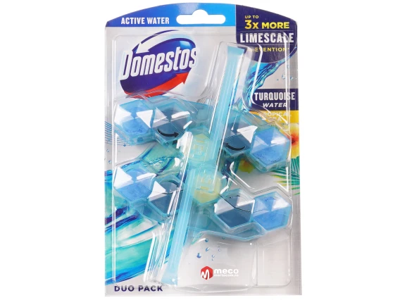 Odorizant pentru toaleta Domestos Power 55gr 2bucati (Turquoise Water)