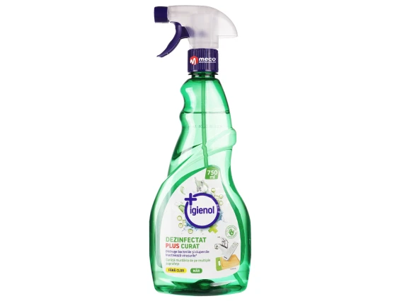 Dezinfectant universal Igienol cu pulverizator 750 ml Mar verde