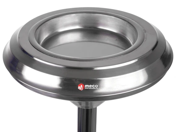 Scrumiera inox Lobi Meco Q26cm H60cm