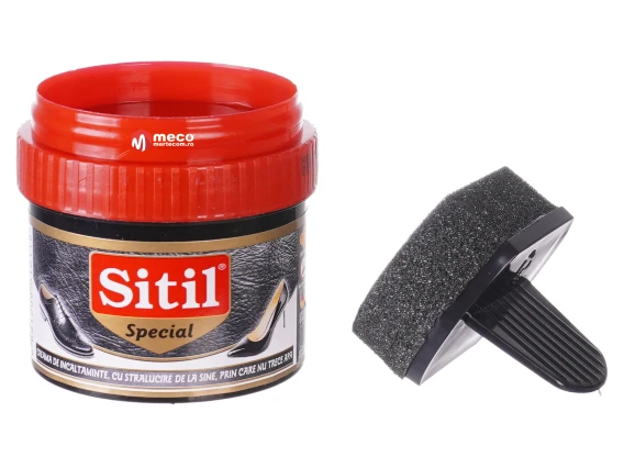 Crema solida pentru incaltaminte Sitil negru 50 ml