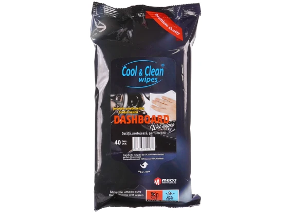 Servetele umede auto pentru bord Cool & Clean 40buc