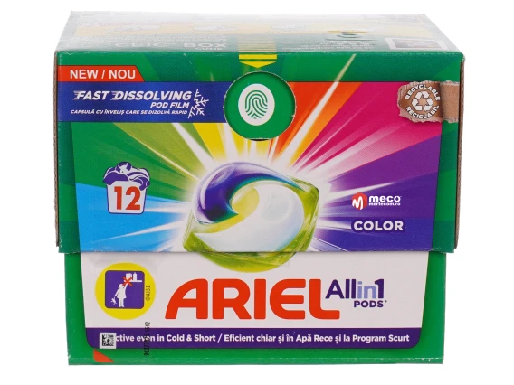 Detergent capsule Ariel All in One Pods 12 buc (Color)