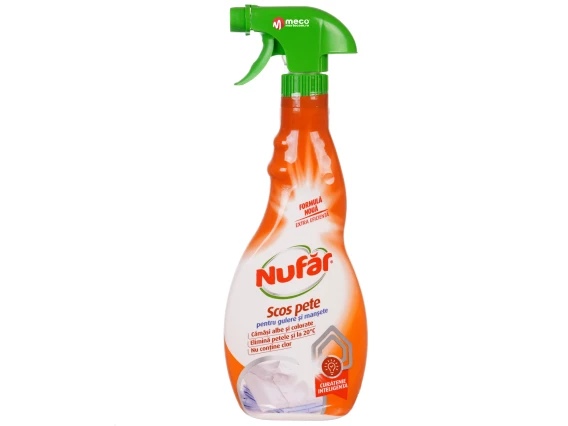 Detergent scos pete pentru gulere si mansete Nufar 500 ml