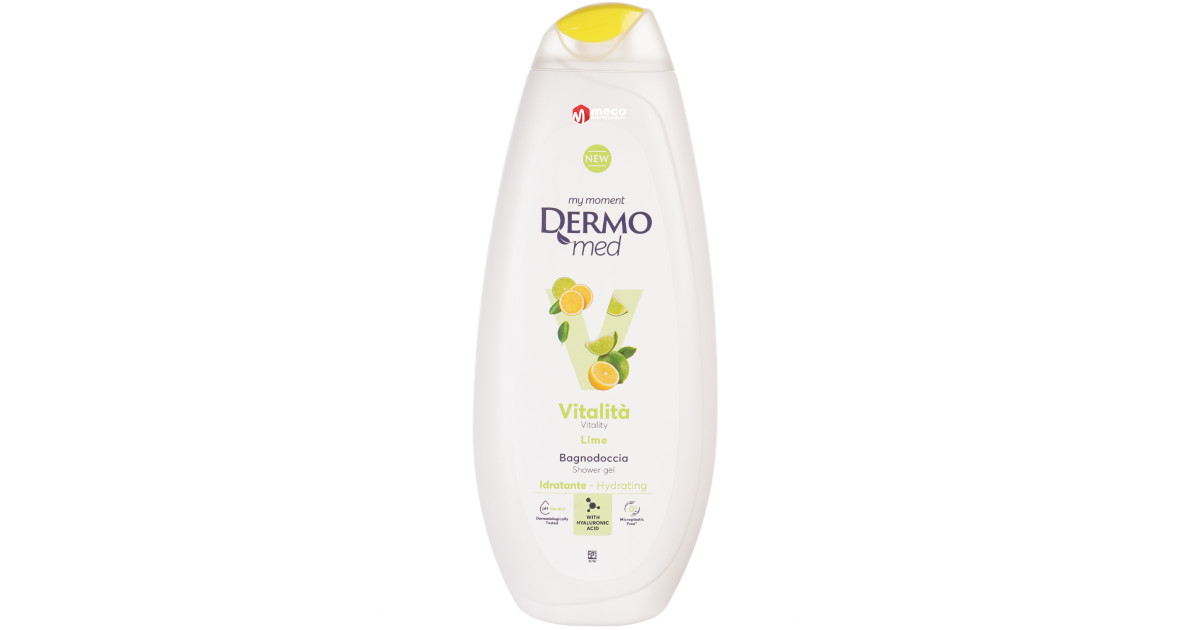 Gel de dus Dermomed Lime 650ml - Mertecom.ro