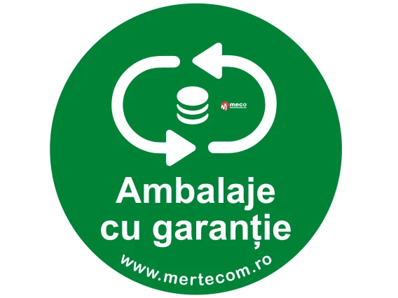 Etichete rotunde ambalaj cu garantie 19cm