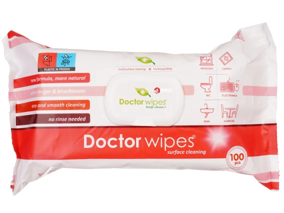 Servetele umede universale Doctor Wipes 100 bucati