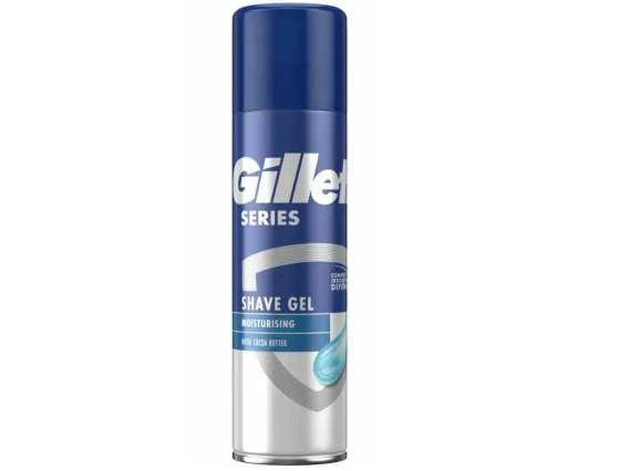 Gillette gel de ras hidratant cu unt de cacao 200ml