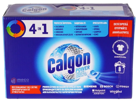 Anticalcar Calgon tablete 4in1 8buc