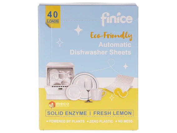 Detergent servetele pentru masina de spalat vase Finice 40 bucati