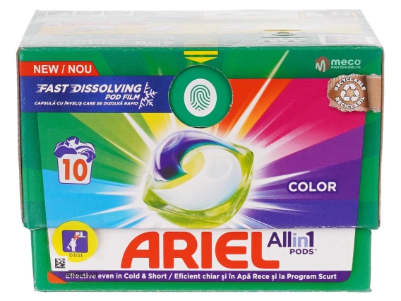 Detergent capsule Ariel All in One Pods 10 buc Color