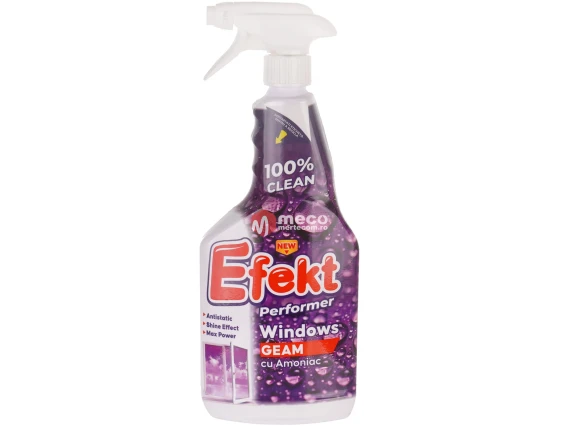 Detergent pentru geamuri amoniac Efekt 750ml