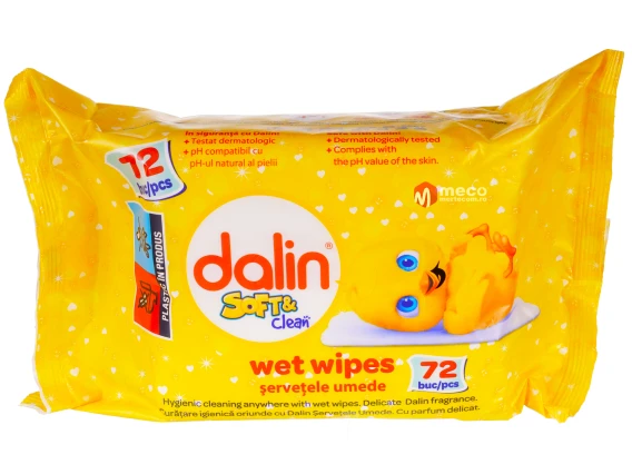 Servetele umede Dalin 72 bucati