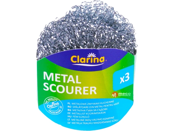 Spalator metalic Clarina 3 bucati
