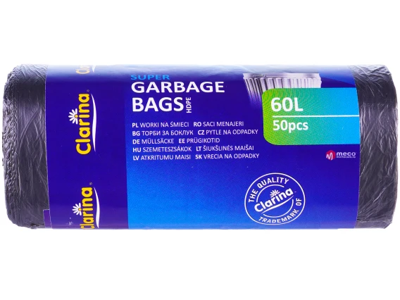 Saci menajeri Clarina 60 litri 50 buc