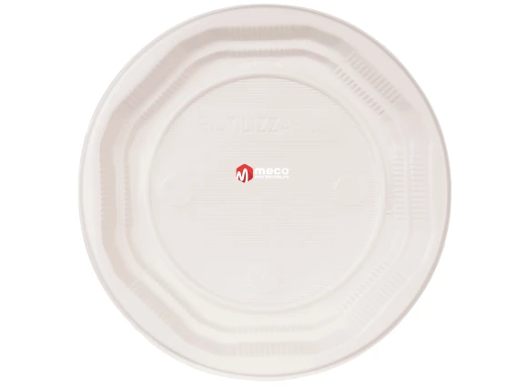 Farfurii rotunde plastic biodegradabil 17cm 50buc/set