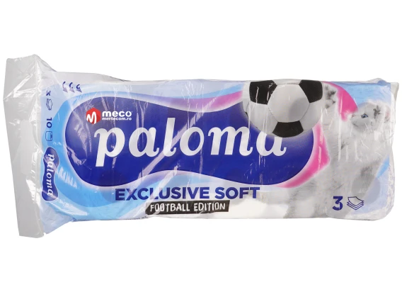 Hartie igienica Paloma Exclusive Soft Fotball Edition 10 role 3str