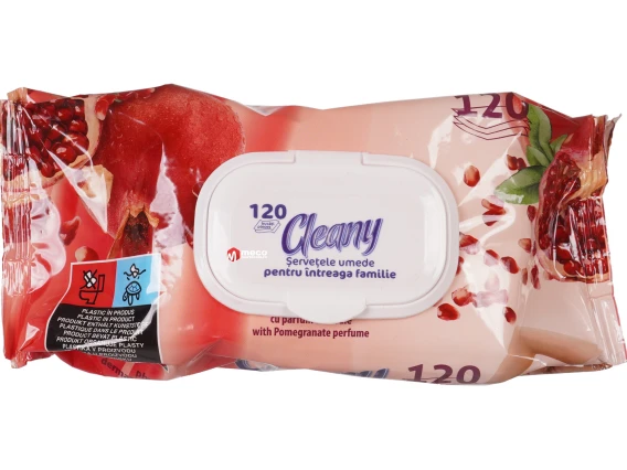 Servetele umede cu capac Cleany 120buc