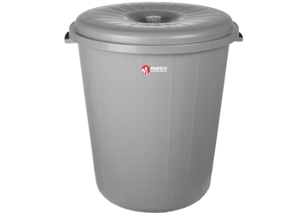 Tomberon cu capac gri 90litri MZED1190