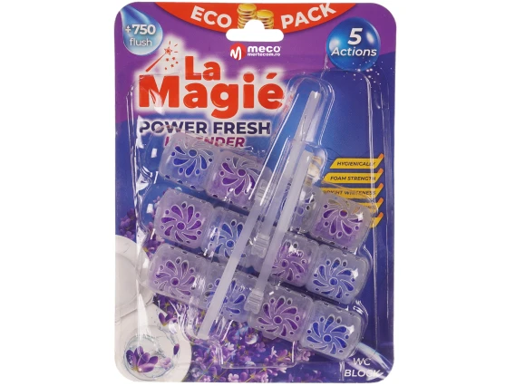 Odorizant pentru toaleta La Magie 3x40g (Lavanda)