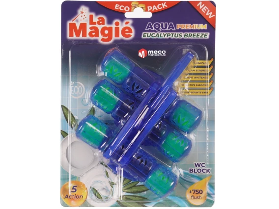 Odorizant pentru toaleta La Magie 3x40g (Eucalyptus)