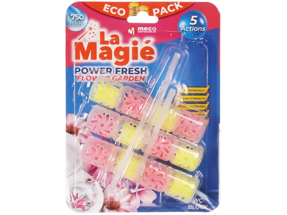 Odorizant pentru toaleta La Magie 3x40g (Floral)