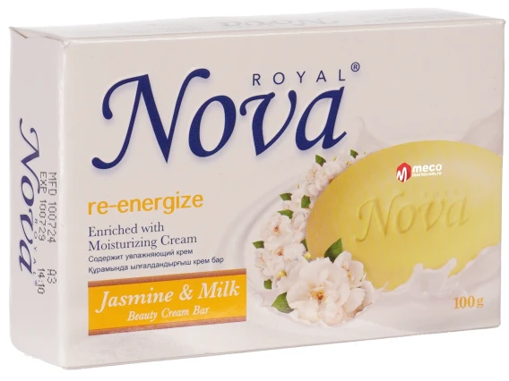 Sapun solid natural Nova Jasmine&Milk 100g