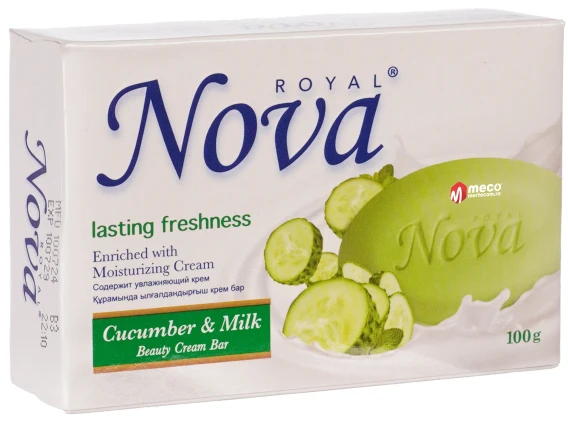 Sapun solid natural Nova Cucumber&Milk 100g