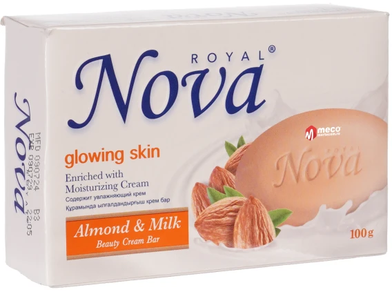 Sapun solid natural Nova Almond&Milk 100g