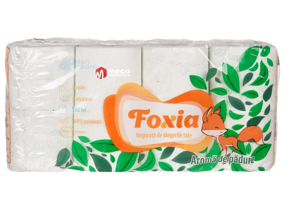 Hartie igienica Foxia 8role 2straturi 200foi