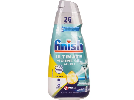 Detergent de spalat vase Finish Ultimate Igiene Gel Lemon 560ml 