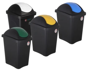 Cos gunoi colectare selectiva Black Multi 30 litri H-48 cm