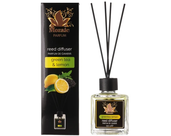 Odorizant de camera Mozaic Green Tea & Lemon 100ml