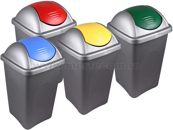 Cos gunoi colectare selectiva Multi 30 litri H-48 cm (Verde)